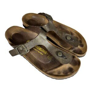 Copper‎ Color Gizeh Birkenstocks